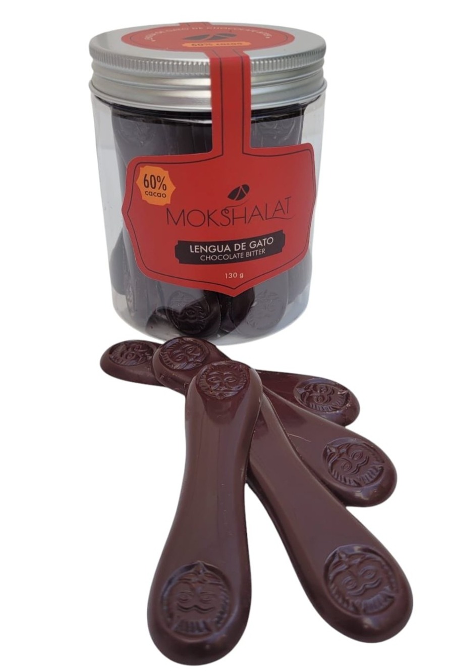 LENGUA DE GATO BITTER 60% 130 GRS